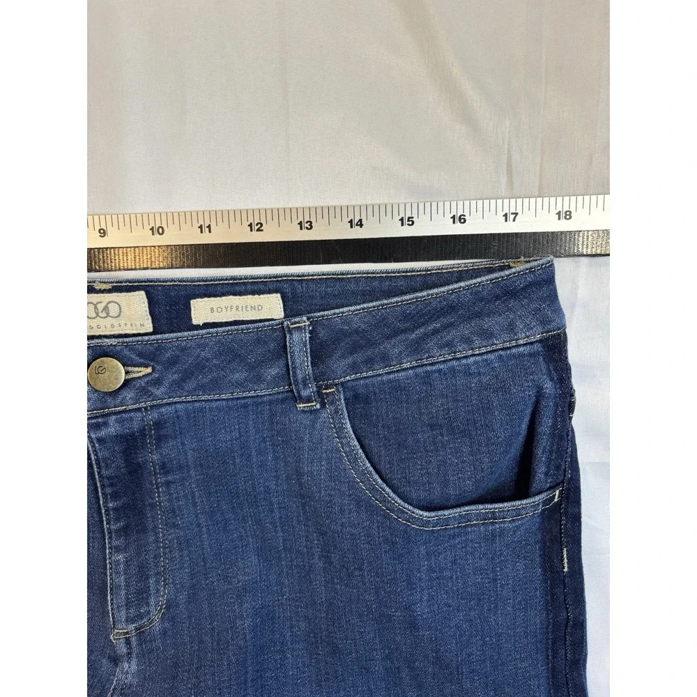 LOGO‎ Lori Goldstein Women's 16 Sexy Boyfriend Jeans Classic Essential Everyday